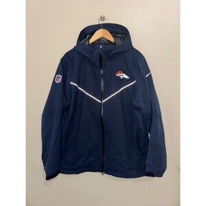 Nike NFL Denver Broncos Team Issue PE Storm FIT Rain Sideline Jacket Men S NEW